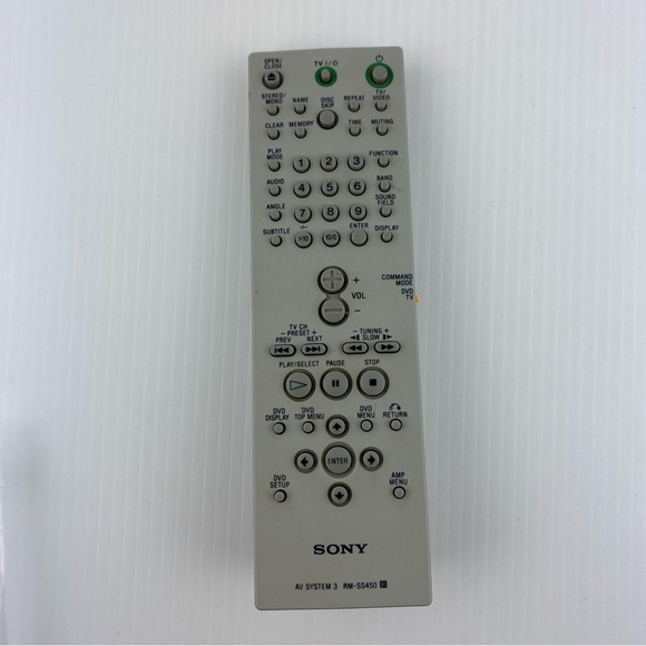 Sony Remote RM-SS450 AV System 3 Remote Control - Picture 1 of 6